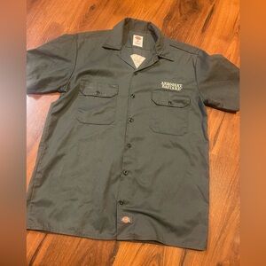 Vintage Dickies Charcoal Button-Up Shirt- Arrogant Bastard Brew